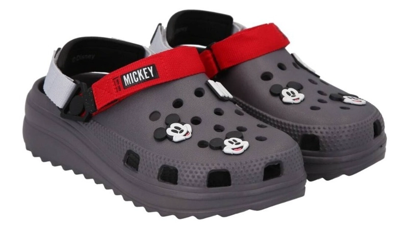 CHALA CLOGS MICKEY MINNIE NUEVO ORIGINAL DISNEY | GRIS - 1