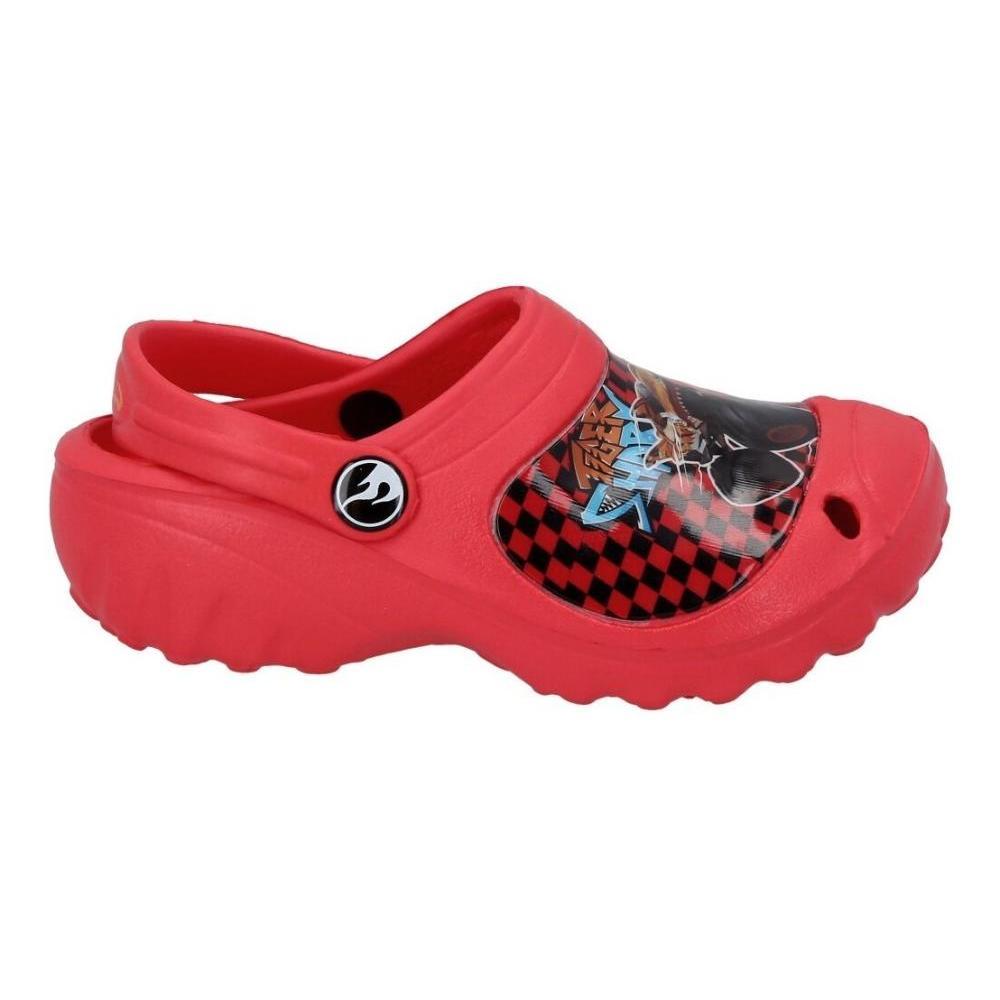 CHALA INFANTIL CLOGS MONSTER TRUCKS NUEVO HOT WHEELS - 2