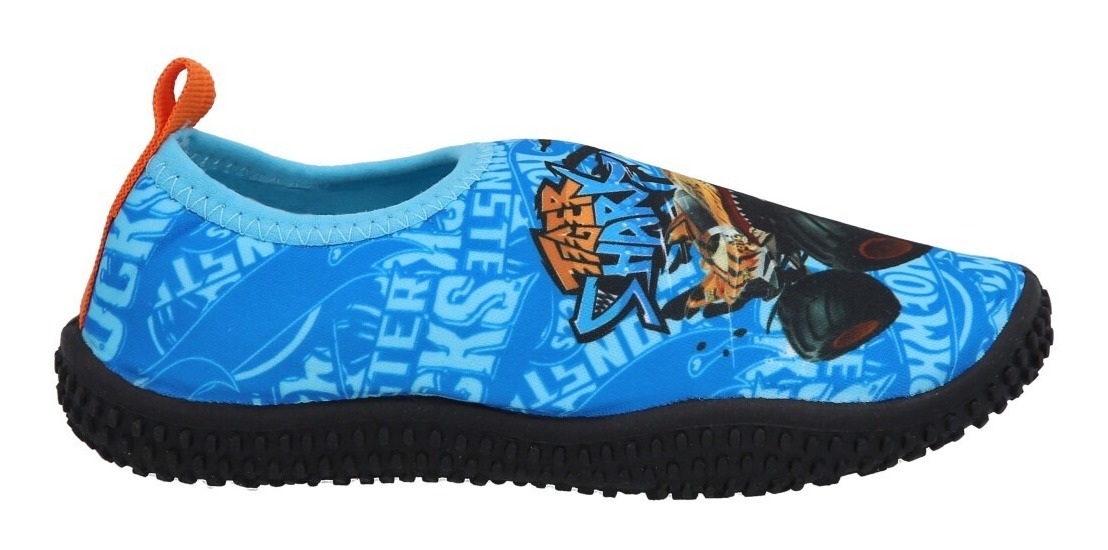 ZAPATO AGUA INFANTIL MONSTER TRUCKS NUEVO HOT WHEELS - 3