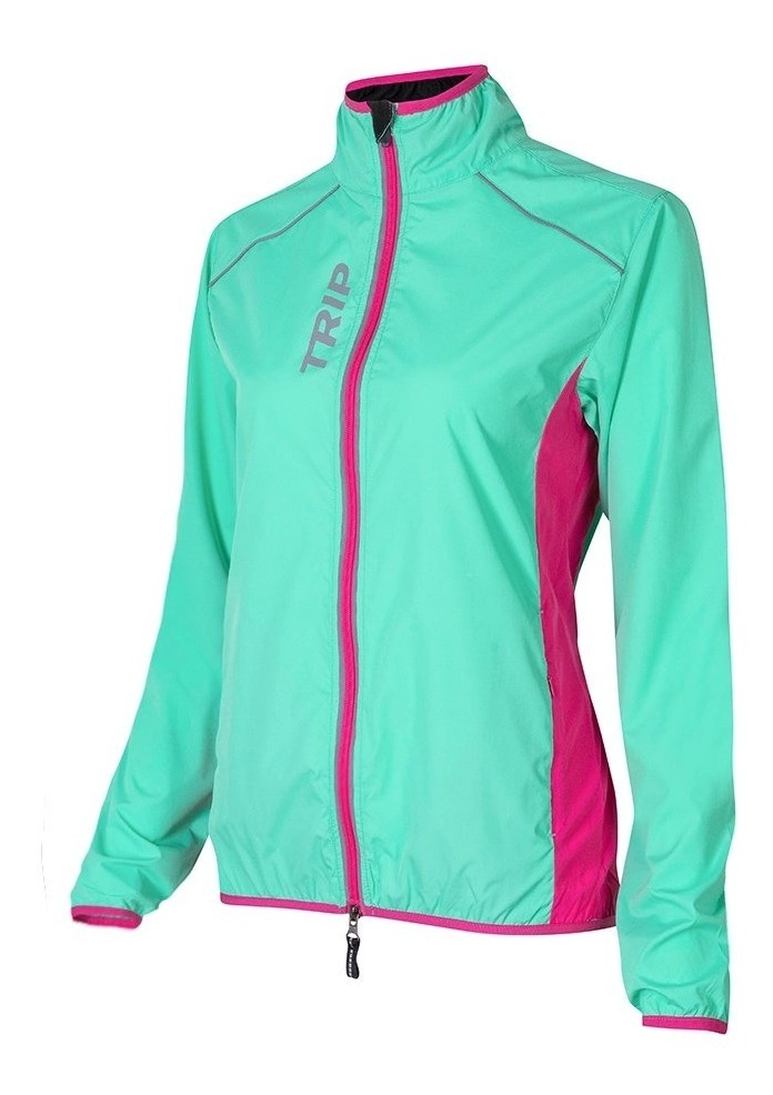 CHAQUETA CORTAVIENTO MUJER NUEVO & ORIGINAL TRIP | TURQUESA - 2