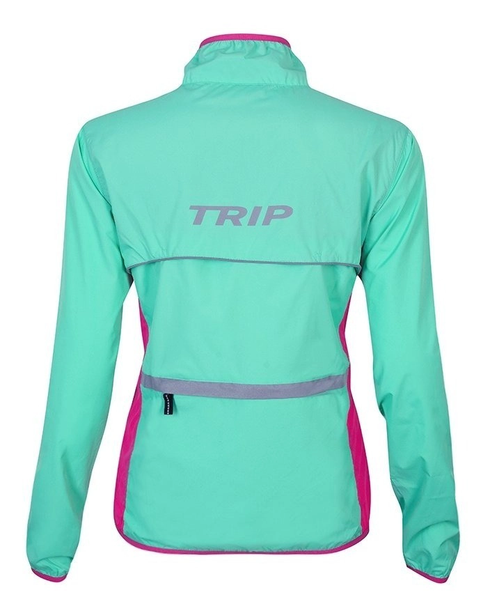 CHAQUETA CORTAVIENTO MUJER NUEVO & ORIGINAL TRIP | TURQUESA - 3