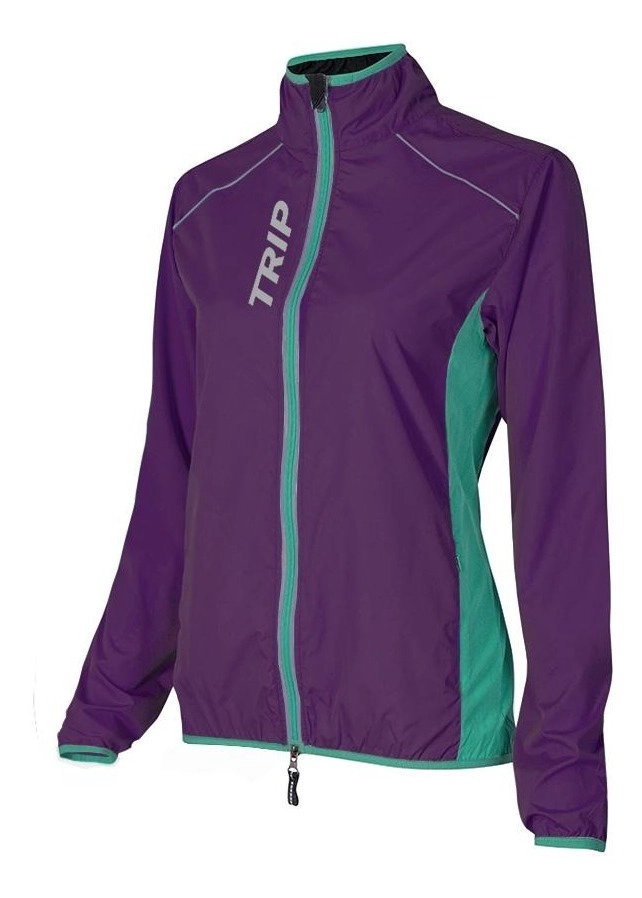 CHAQUETA CORTAVIENTO MUJER NUEVO & ORIGINAL TRIP | MORADO - 1