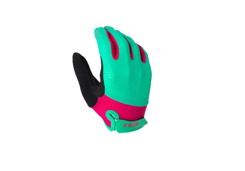 GUANTE CICLISMO ALGODÓN / ELASTANO TRIP TOUCH LARGO DISEÑOS MUJER NUEVO & ORIGINAL ROSADO - 8