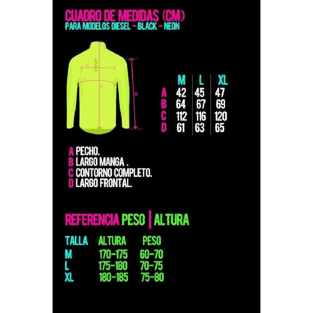 CHAQUETA CORTAVIENTO NEON NUEVO & ORIGINAL TRIP - 5