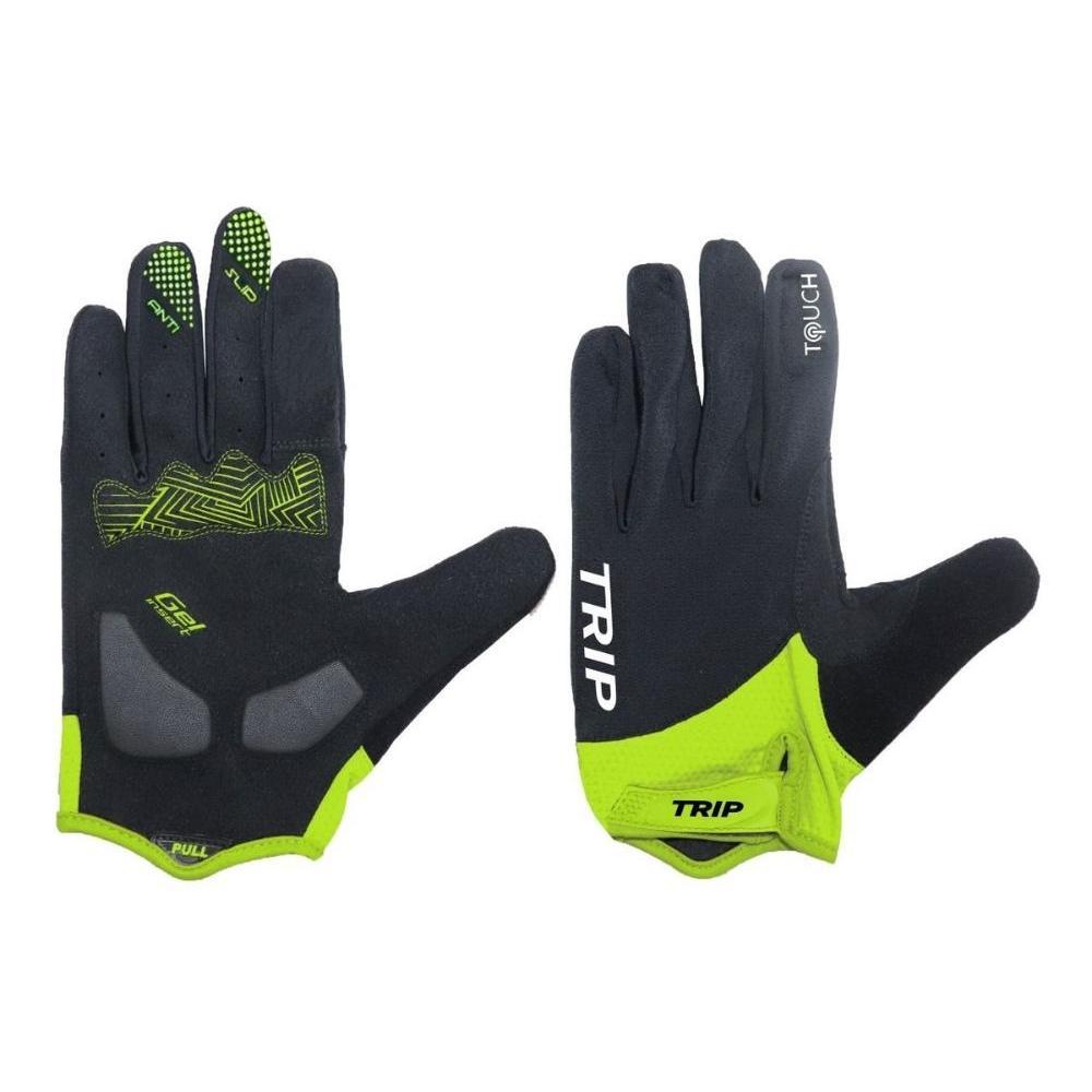 GUANTE CICLISMO POLIESTER / ELASTANO TRIP LARGO DISEÑOS HOMBRE NUEVO & ORIGINAL NEGRO - 3