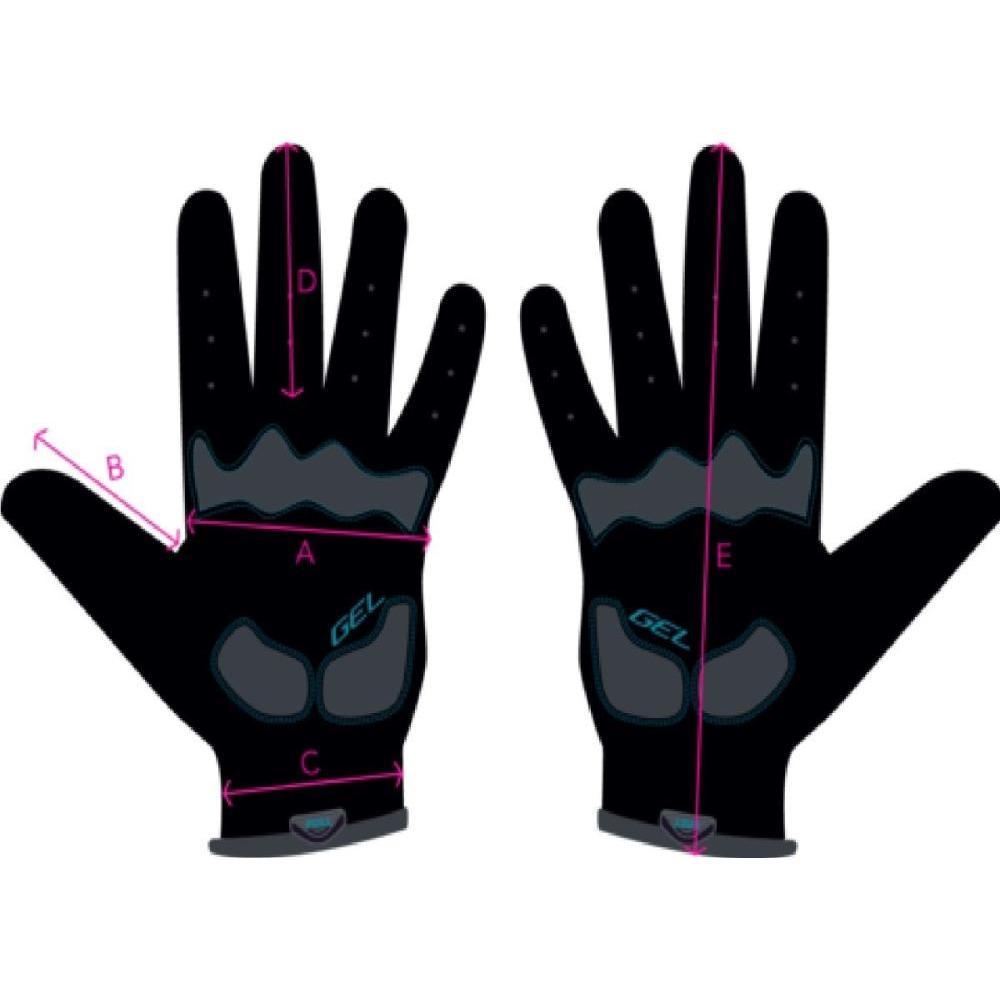 GUANTE CICLISMO POLIESTER / ELASTANO TRIP LARGO DISEÑOS HOMBRE NUEVO & ORIGINAL NEGRO - 4
