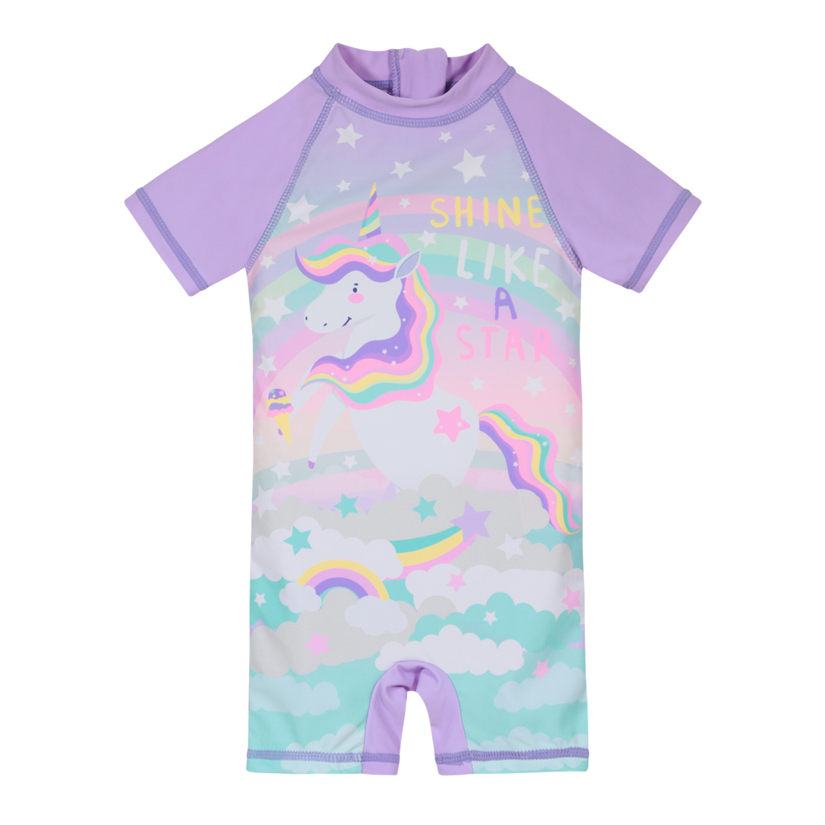 TRAJE BAÑO BODY BEBES DISEÑOS NUEVO ORIGINAL H2O | LILA - 3
