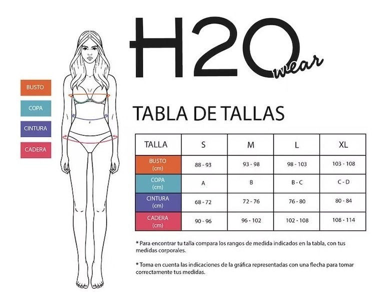TRAJE BAÑO MUJER CALZON ALTO NUEVO ORIGINAL H2O - 4
