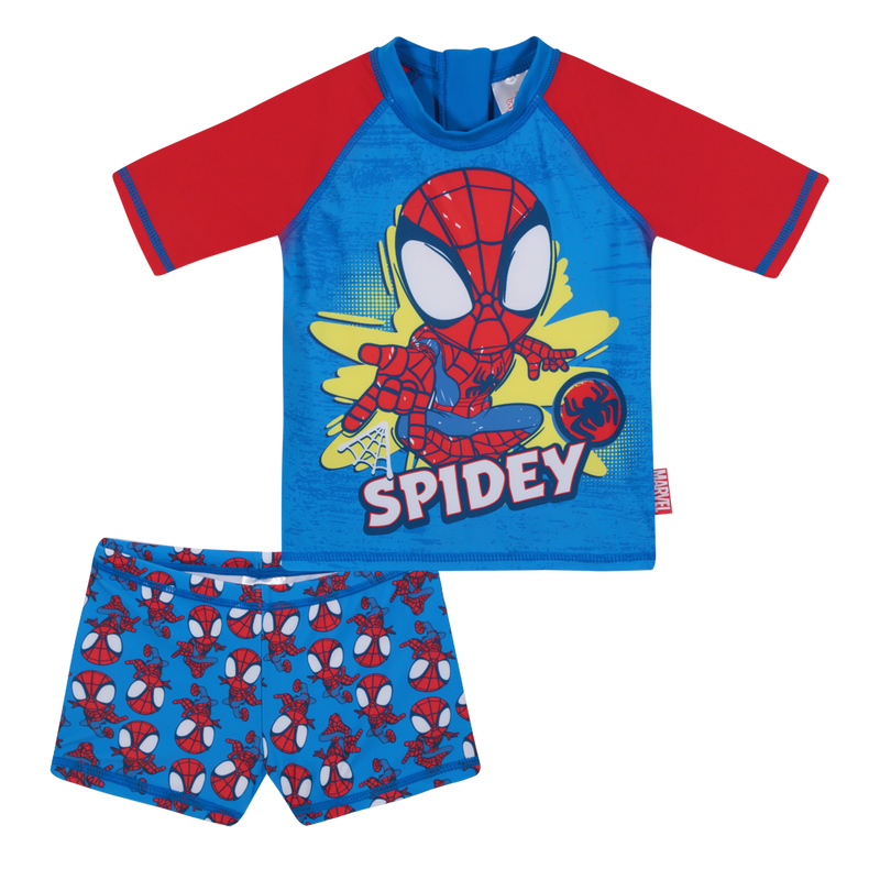 TRAJE BAÑO KIT BEBE SPIDEY H2O - 1