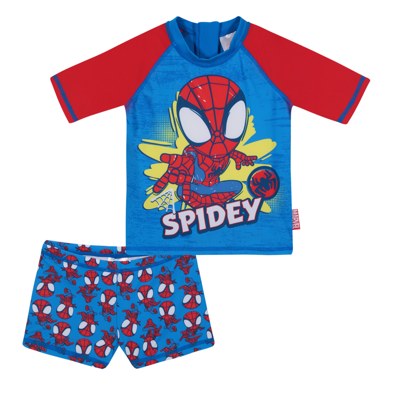TRAJE BAÑO KIT BEBE SPIDEY H2O - 1