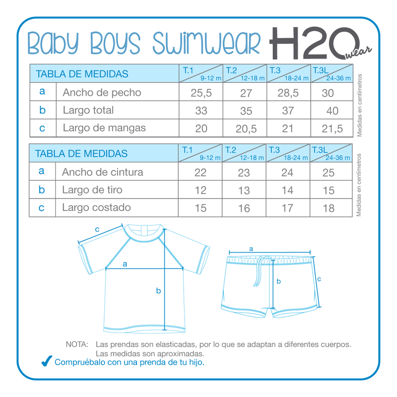 TRAJE BAÑO KIT BEBE SPIDEY H2O - 3