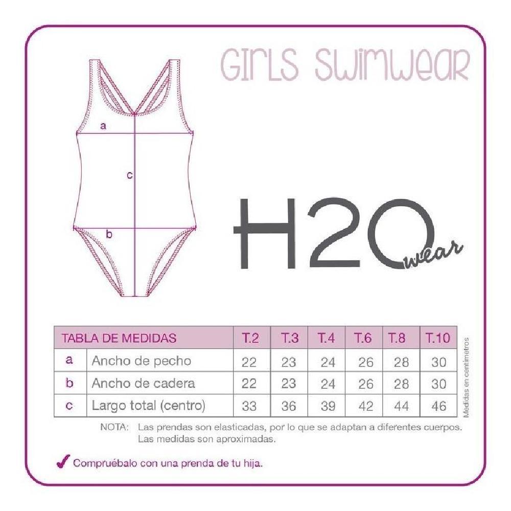 TRAJE BAÑO CLASSIC INFANTIL NIÑA H2O NUEVO ORIGINAL DISNEY - 3
