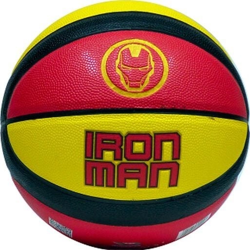 BALÓN BASQUETBOL JOEREX MARVEL N°7 RB NUEVO & ORIGINAL AMARILLO - 1