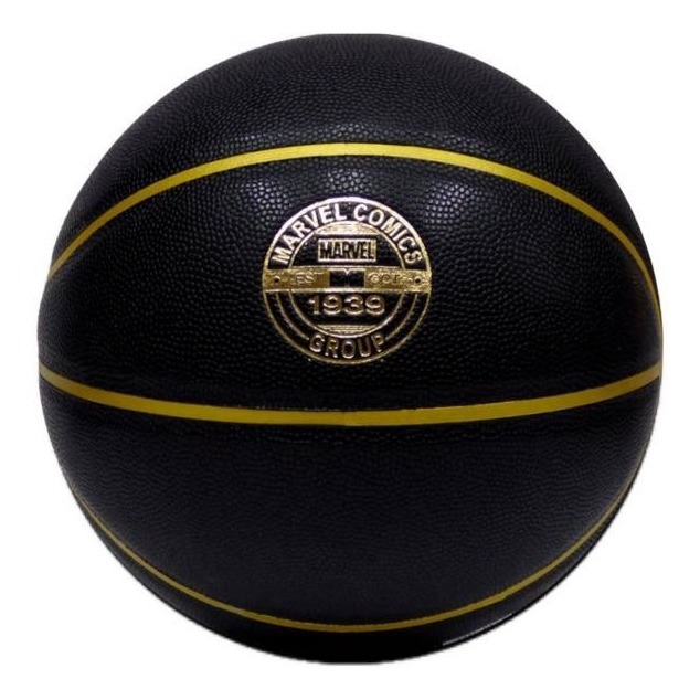 BALÓN BÁSQUETBOL JOEREX MARVEL HÉROE N°7 PU NUEVO & ORIGINAL DORADO - 2