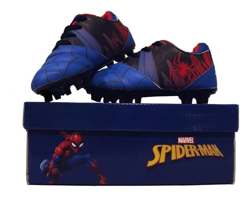 ZAPATOS DE FÚTBOL SPIDERMAN 2022 AZUL/ROJO ARAÑA MARVEL - 1