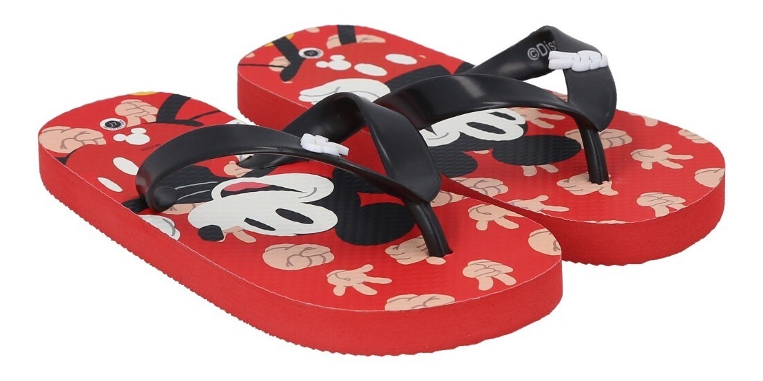 CHALA INFANTIL FLIP FLOPS MICKEY MOUSE NUEVO ORIGINAL DISNEY - 1
