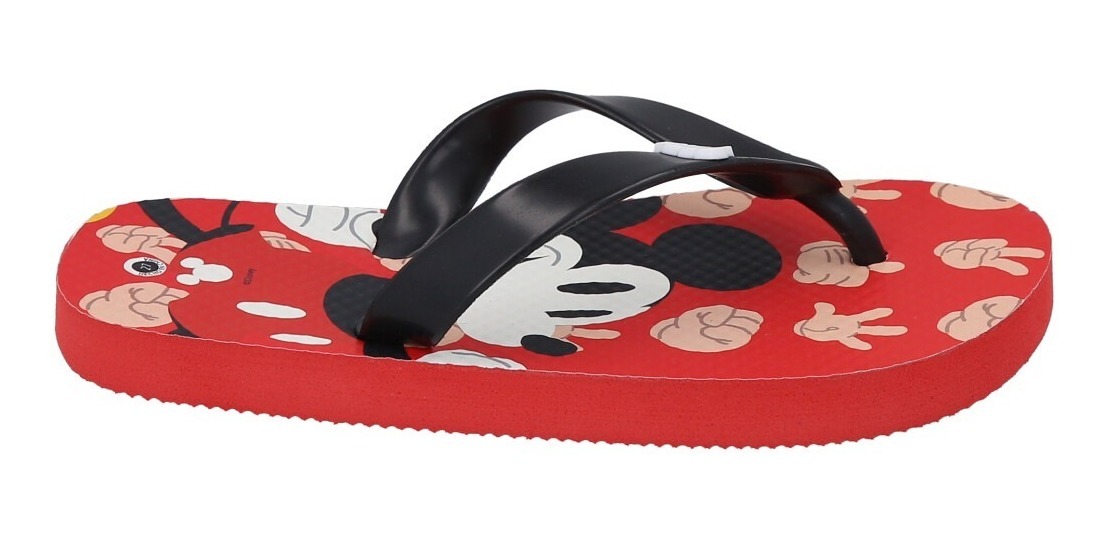 CHALA INFANTIL FLIP FLOPS MICKEY MOUSE NUEVO ORIGINAL DISNEY - 3