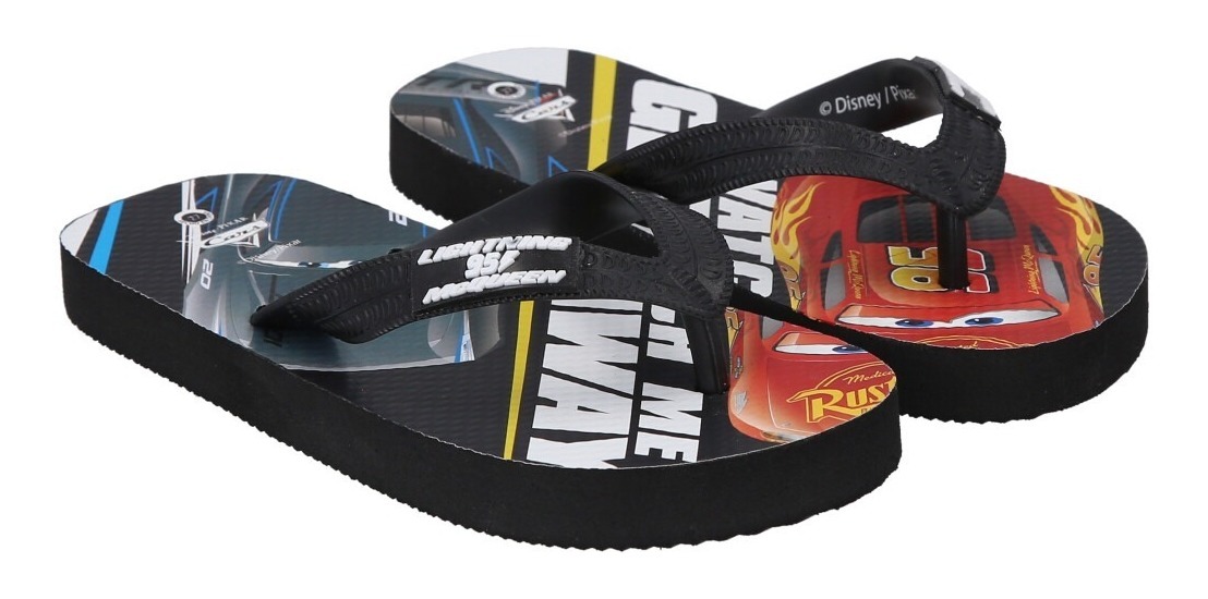 CHALA INFANTIL FLIP FLOPS CARS NUEVO DISNEY - 1