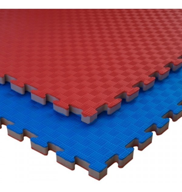 TATAMI OKAMI 120 CM TKD 25MM ROJO/AZUL 100X100 NUEVO & ORIGINAL - 2
