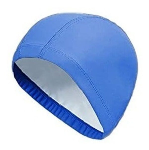 GORRA NATACIÓN BARRACUDA PU LYCRA NYLON NUEVO & ORIGINAL AZUL - 1