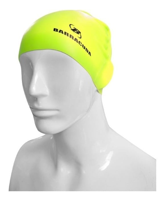 GORRA NATACIÓN BARRACUDA SILICONA NUEVO & ORIGINAL AZUL MARINO - 6