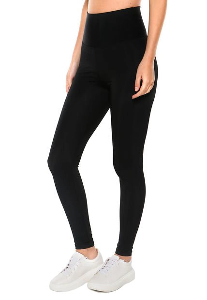 CALZA DEPORTIVA MUJER NEGRO LARGA DE XERSION - 1