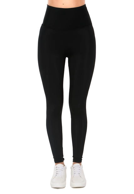 CALZA DEPORTIVA MUJER NEGRO LARGA DE XERSION - 2