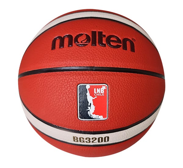BALON BASQUETBOL MOLTEN N°5 BG3200 LNB LOGO - 2