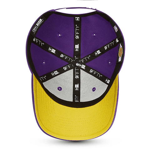 SNAPBACK NEW ERA MORADO LOS ÁNGELES LAKERS 9FIFTY TEAM - 4