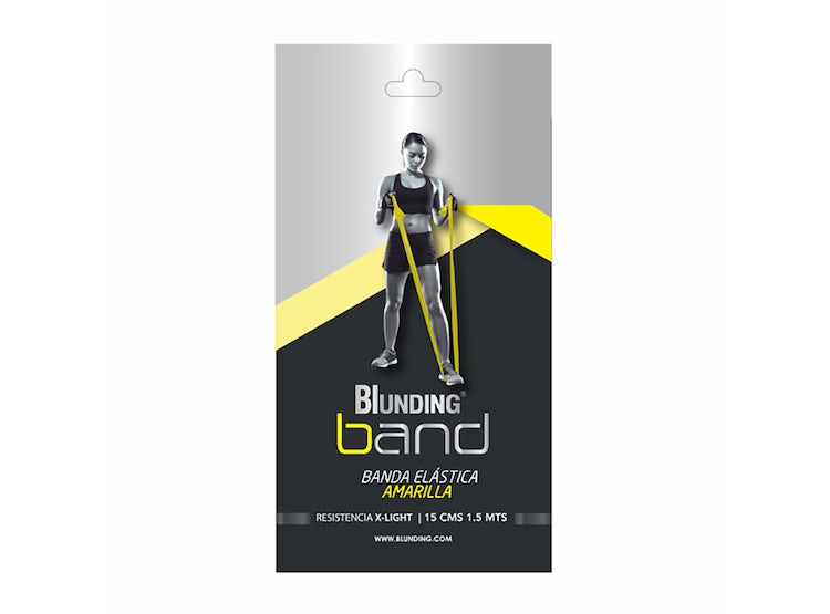 BANDA ELASTICA BLUNDING 1.5 MTS AMARILLA - 2
