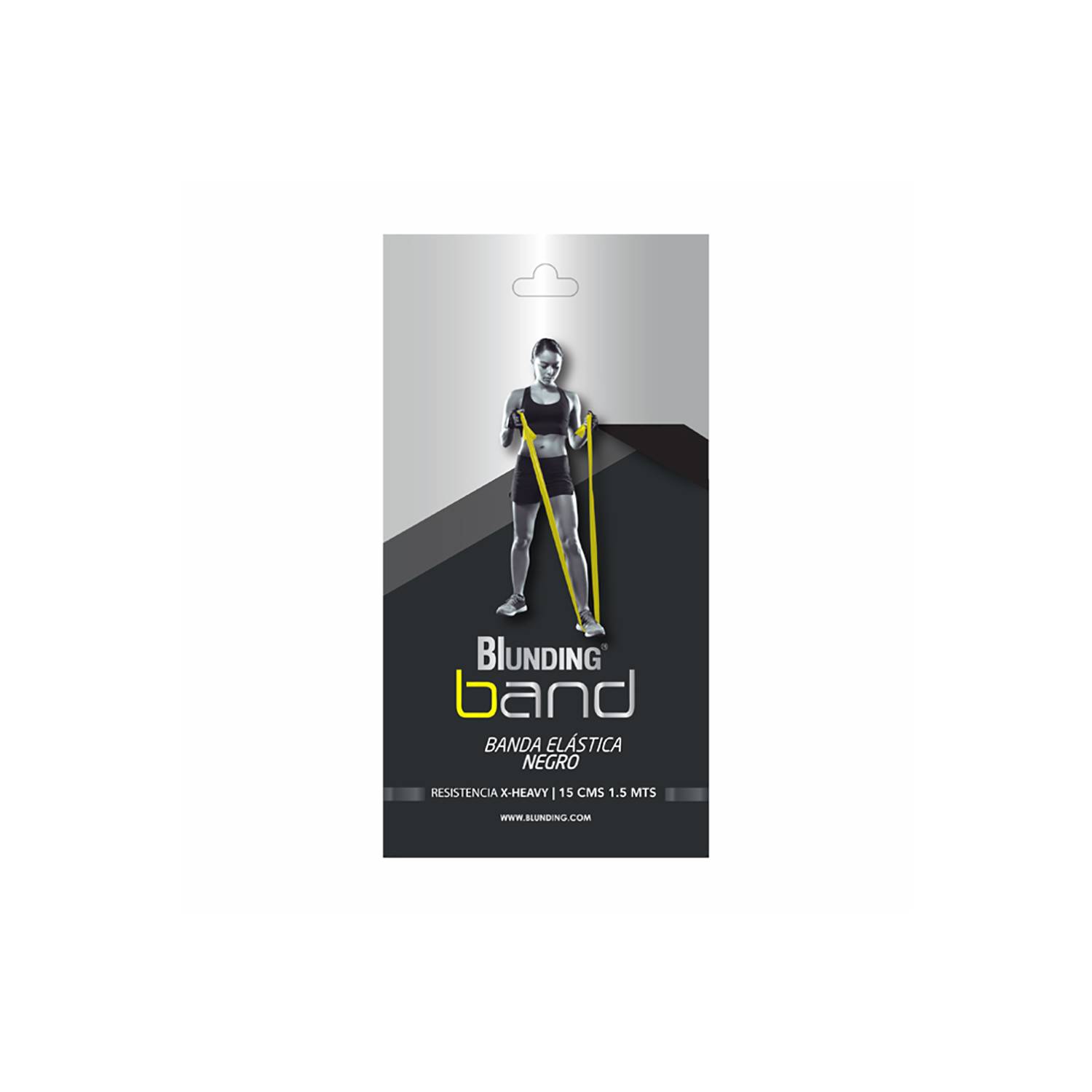 BANDA ELASTICA BLUNDING 1.5 MTS NEGRA - 2