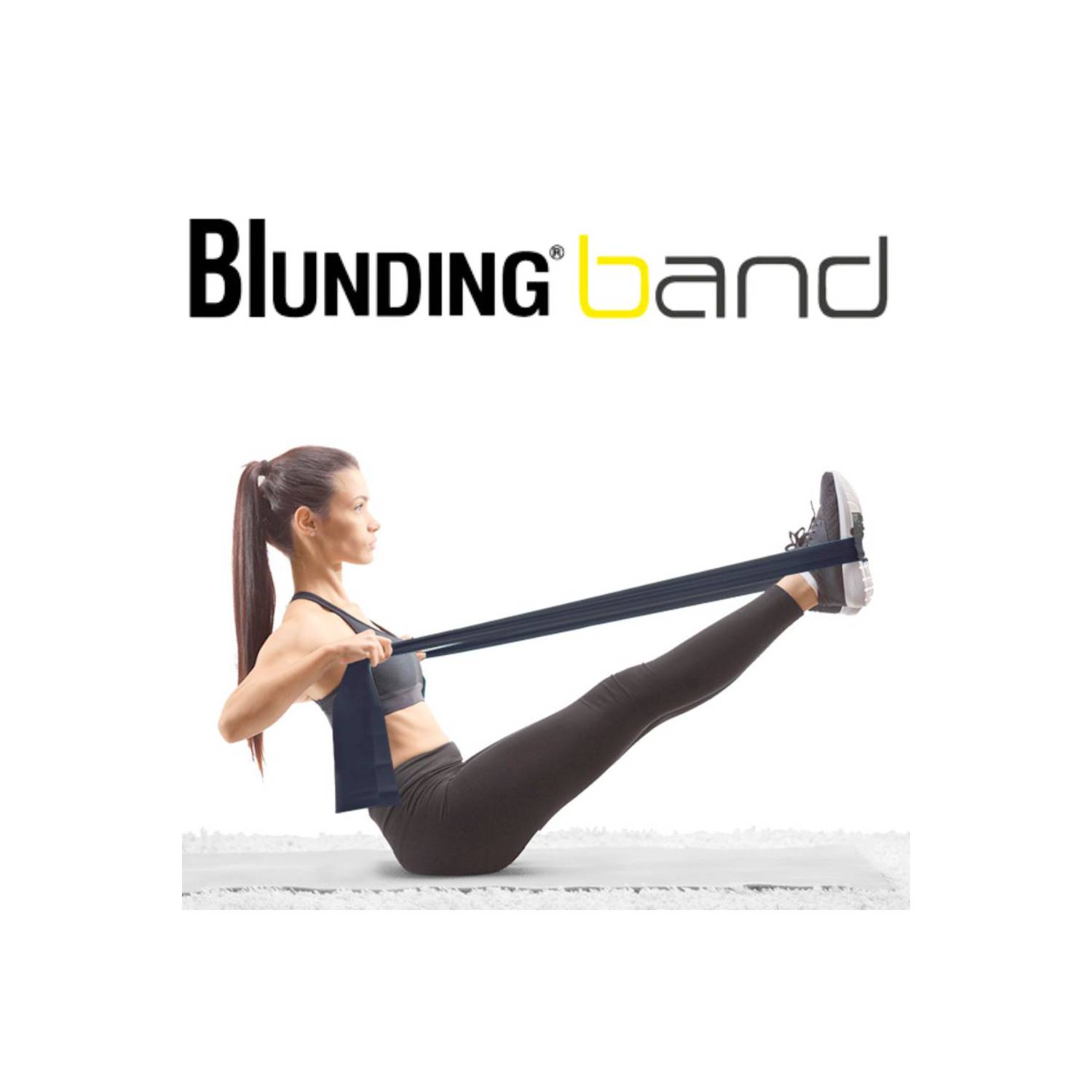 BANDA ELASTICA BLUNDING 1.5 MTS NEGRA - 3