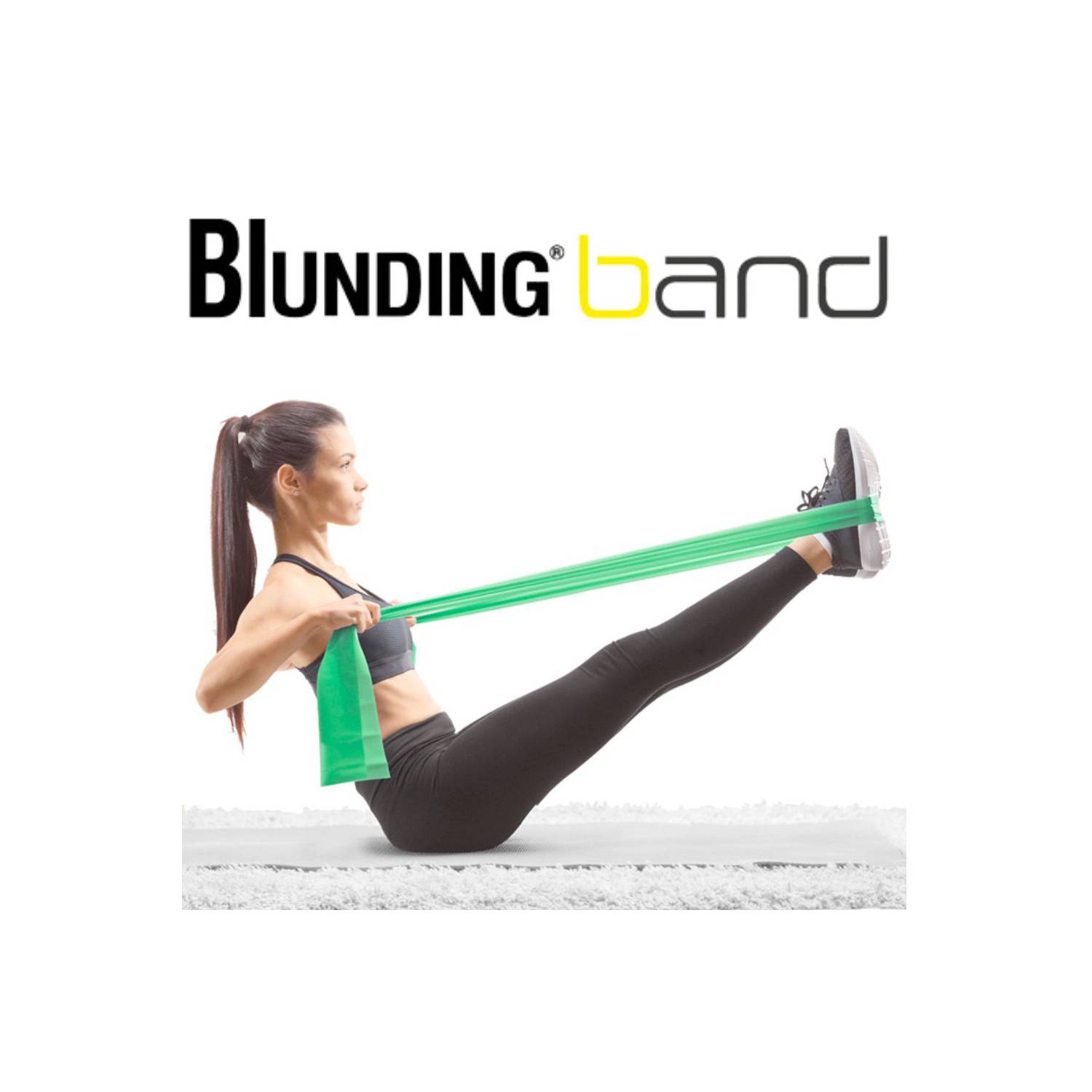BANDA ELASTICA BLUNDING 1.5 MTS VERDE - 3