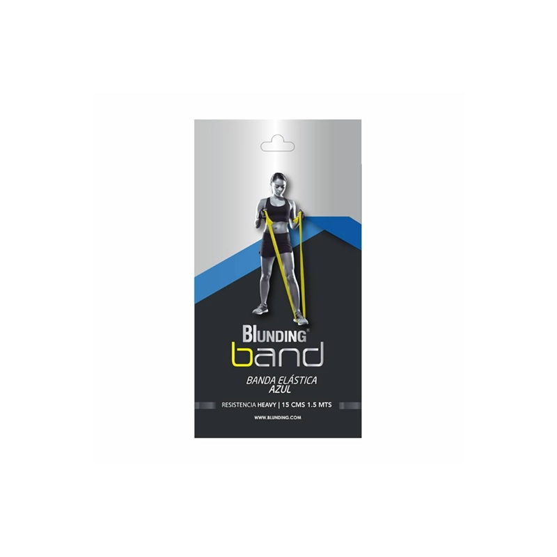 BANDA ELASTICA BLUNDING 1.5 MTS AZUL - 2