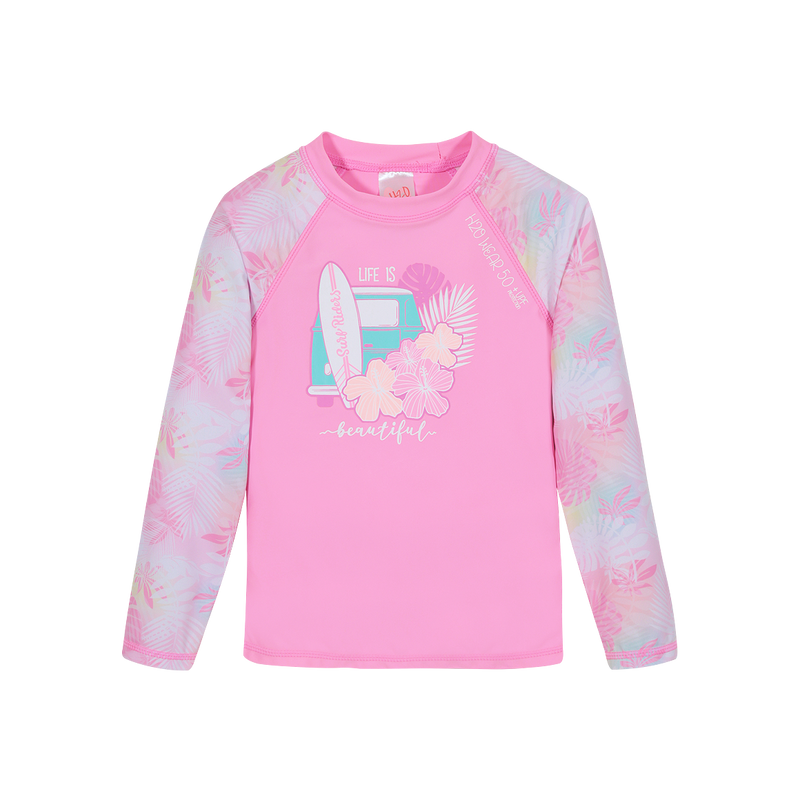 POLERA DE BAÑO NIÑA M/L FILTRO UV BEAUTIFUL H2O - 1