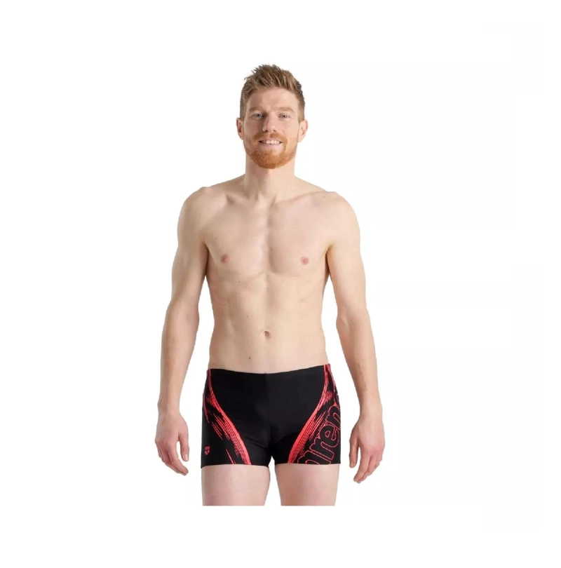 TRAJE BAÑO BOXER HOMBRE GRAPHIC ARENA - ROJO - 34 - 2
