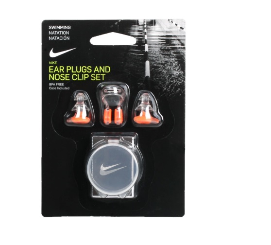 SET NARICERA + TAPONES DE OÍDO NIKE NARANJA - 3