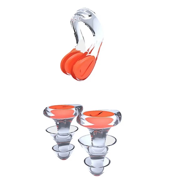 SET NARICERA + TAPONES DE OÍDO NIKE AZUL - 4