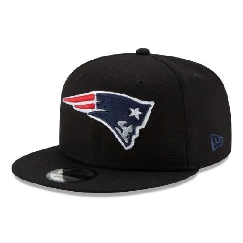 GORRA BASEBALL NEW ERA SNAPBACK NEW ENGLAND PATRIOTS 9FIFTY NUEVO ORIGINAL NEGRO - 1
