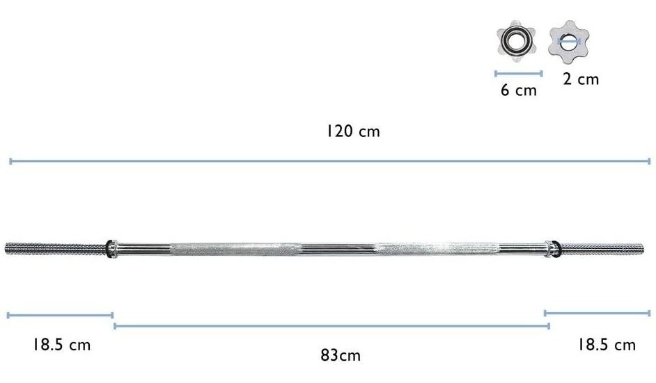 BARRA PRE-OLÍMPICA 120CMS NUEVA & ORIGINAL JKS - 2
