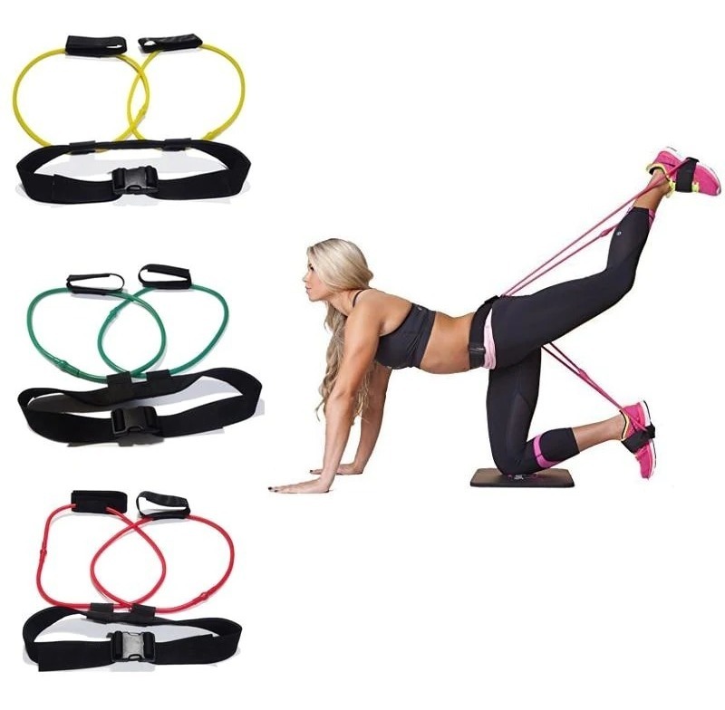 CINTURON BANDA TUBULAR GLUTEOS BOOTY BELT 20LB NUEVO - 1