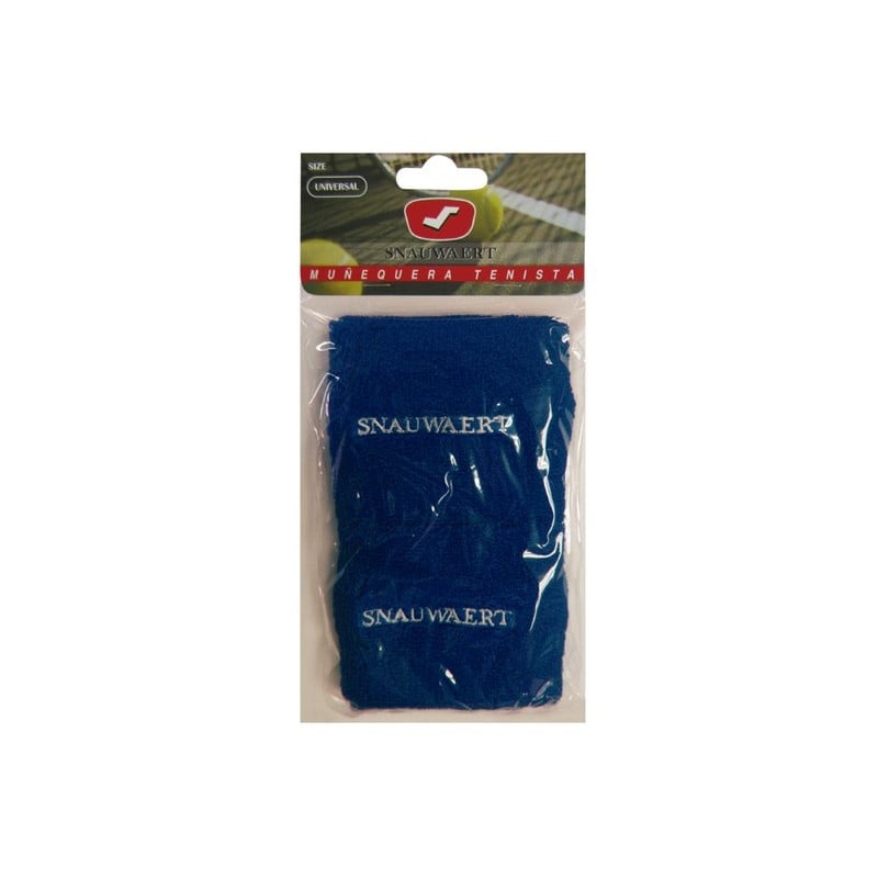 MUÑEQUERA DEPORTIVA TOALLA AZUL SNAUWAERT - 1
