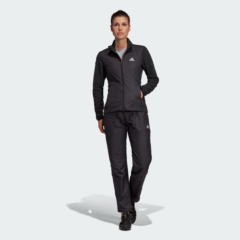 CHAQUETA WINDFLEECE NEGRA MUJER NUEVA & ORIGINAL ADIDAS - 6
