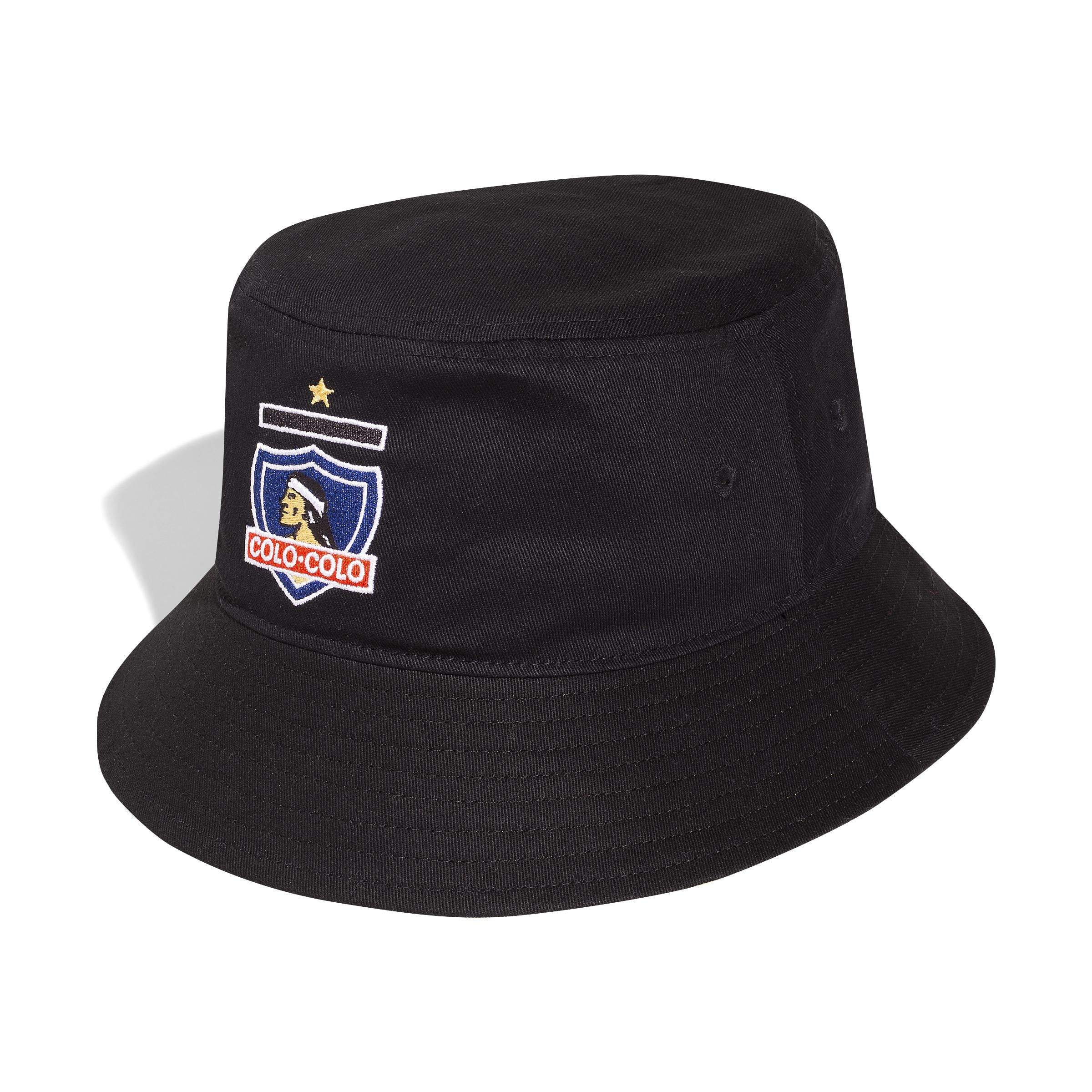 GORRO ADIDAS NEGRO BUCKET COLO COLO 2024 NIÑO NUEVO ORIGINAL - 1