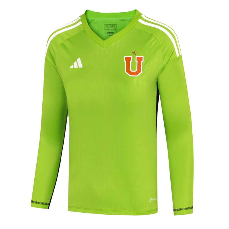 CAMISETA UNIVERSIDAD DE CHILE 2023 NIÑO ARQUERO VERDE ADIDAS - 1