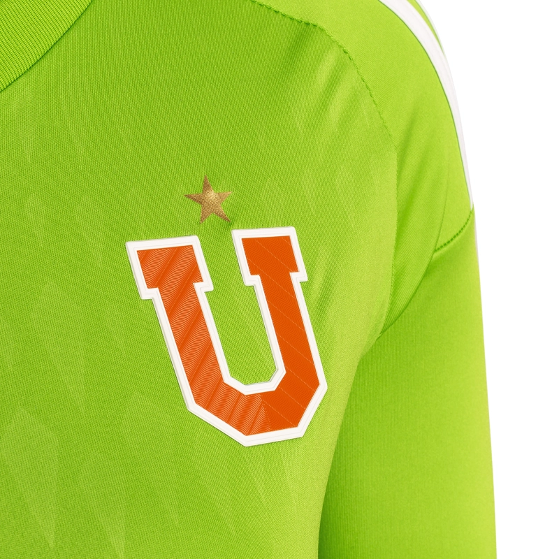 CAMISETA UNIVERSIDAD DE CHILE 2023 NIÑO ARQUERO VERDE ADIDAS - 3