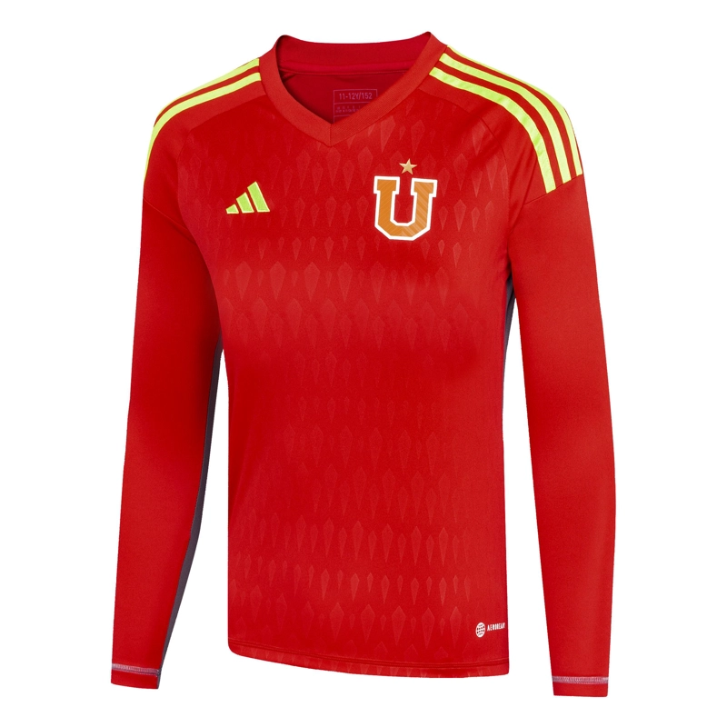 CAMISETA NIÑO ADIDAS ROJO UNIVERSIDAD DE CHILE 2023 ARQUERO - 1