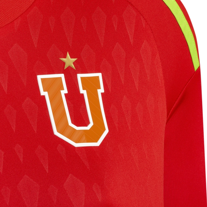 CAMISETA NIÑO ADIDAS ROJO UNIVERSIDAD DE CHILE 2023 ARQUERO - 4