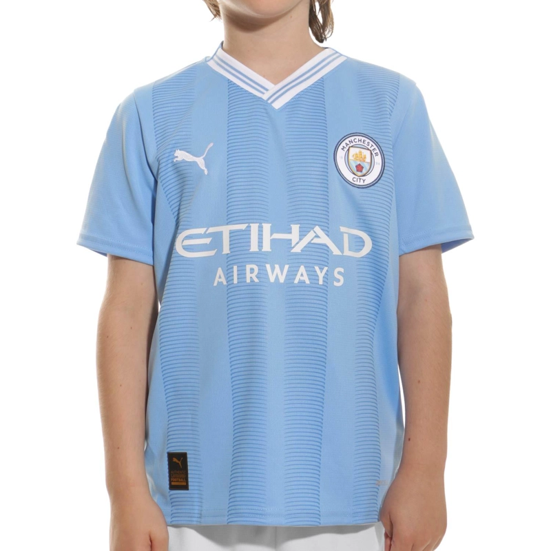 CAMISETA FÚTBOL NIÑO PUMA MANCHESTER CITY 2023 2024 LOCAL ORIGINAL - 1