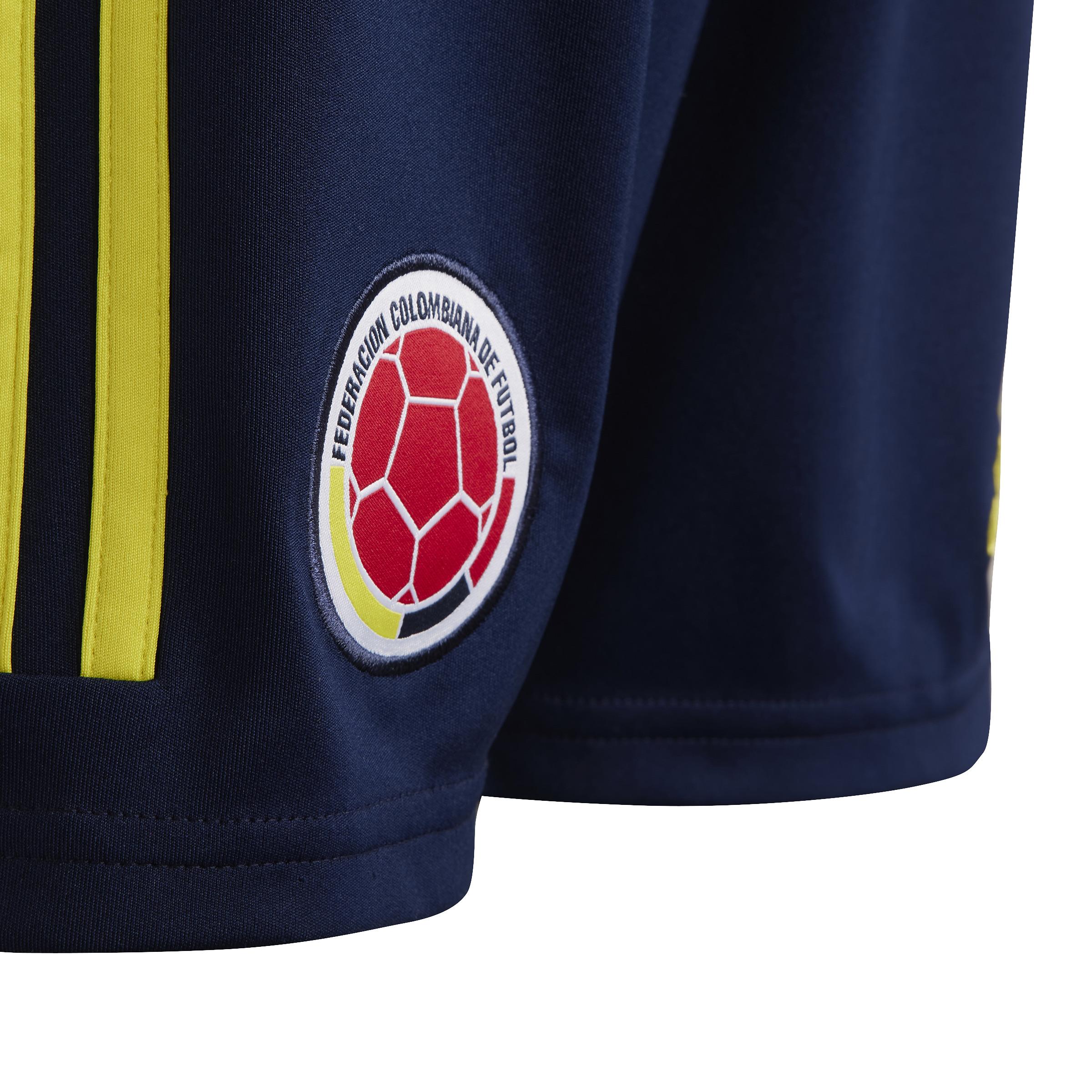 SHORT NIÑO ADIDAS AZUL COLOMBIA 2022 2023 TITULAR ORIGINAL - 5